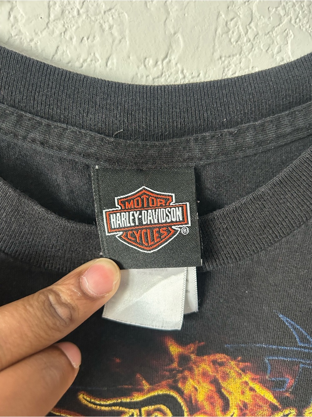 Thrashed Vintage Harley-Davidson Wolf Tee El Paso TX - Rework/Craft - Picture 2 of 5